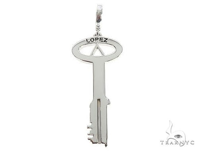 Custom Made Key Pendant With Customize Name 66123 - Image 1