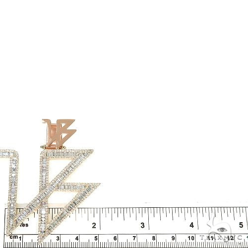 Custom Made Logo Diamond Pendant 66823 - Image 5
