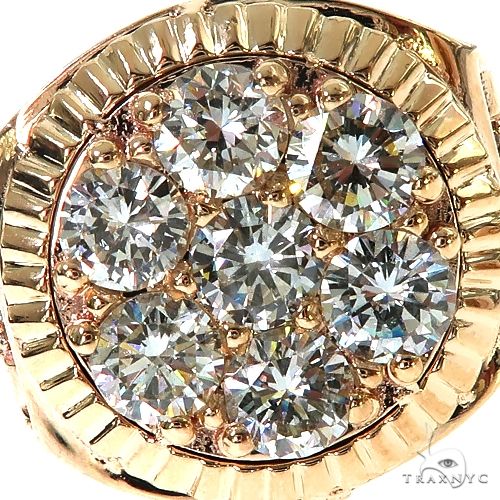 Custom Made Rolex Style Diamond Ring 67378 - Image 4