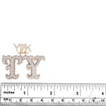 Custom Made 'TY' Diamond Pendant 66765 - Image 3
