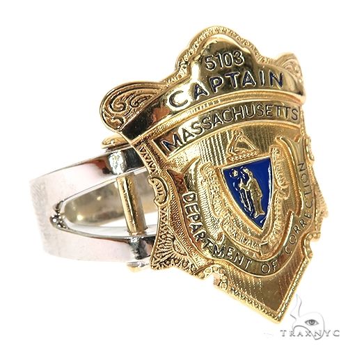 Custom Made police Badge Ring 67876 - Image 2