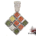 Custom Rubik's Cube Diamond Pendant 28079 - Image 5