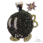 Custom Silver Super Mario Bomb Pendant 34577 - Image 1
