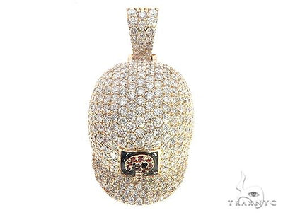Diamond Baseball Hat Pendant 65500 - Image 1
