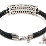 Full Diamond ID braided Bracelet 28461 - Image 2