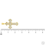 Diamond Crown Cross Pendant 70723 - Image 7