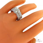 Diamond Engagement Ring Set Lab 69143 - Image 7