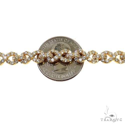 Diamond Infinity Link Bracelet (Lab) 69867 - Image 6