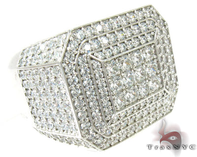 Mens Indulgence Silver Ring 40520 - Image 1