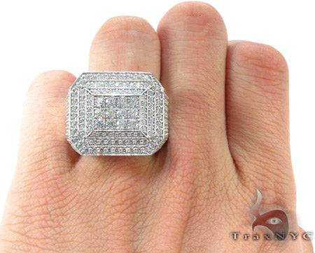 Mens Indulgence Silver Ring 40520 - Image 7