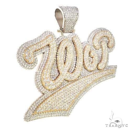 Double Layer Diamond Pendant 67062 - Image 2