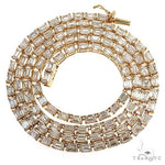 Emerald Cut Diamond Tennis Chain 69509 - Image 4