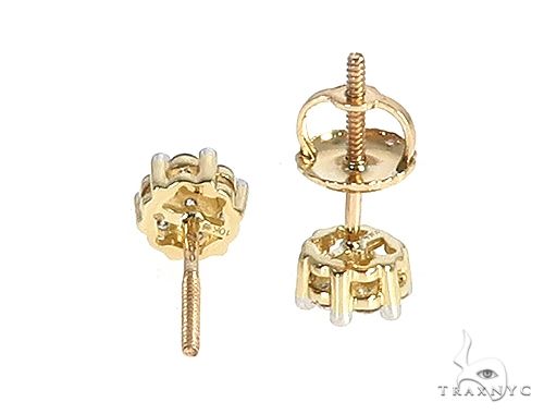Floral Radiance Diamond Stud Earrings 65276