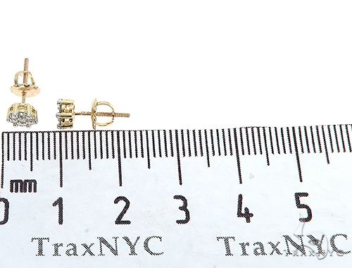 Floral Radiance Diamond Stud Earrings 65276