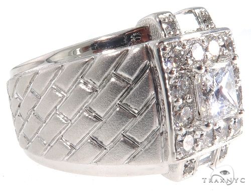 GIA Princess Cut Diamond Bricks Ring 64071 - Image 2