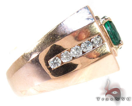 Mens Godfather Emerald Ring 26036 - Image 4
