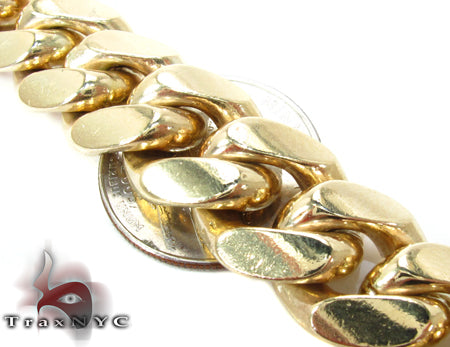 Heavy Miami Link Bracelet 27712 - Image 3
