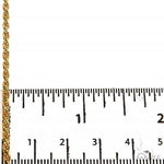 10k Yellow Gold Hollow Rope Link Chain 24 Inches 2.7mm   63800 - Image 5