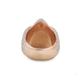 Iceberg Celestial Blue Quartz Crystals Diamond Ring 70370 - Image 5