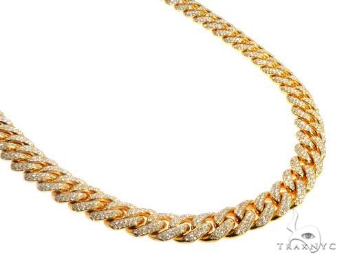 Iced Out Miami Cuban Link Chain 28 Inches 12mm   64100 - Image 2