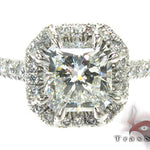 Infinity Diamond Wedding Ring Set 26703 - Image 4