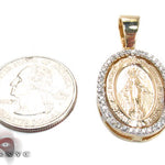 Virgin Mary Halo Diamond Pendant 28460 - Image 5