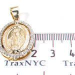 Virgin Mary Halo Diamond Pendant 28460 - Image 7