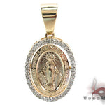Virgin Mary Halo Diamond Pendant 28460 - Image 1