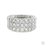 Lab Grown Diamond Triple Row Eternity Band 70329 - Image 1