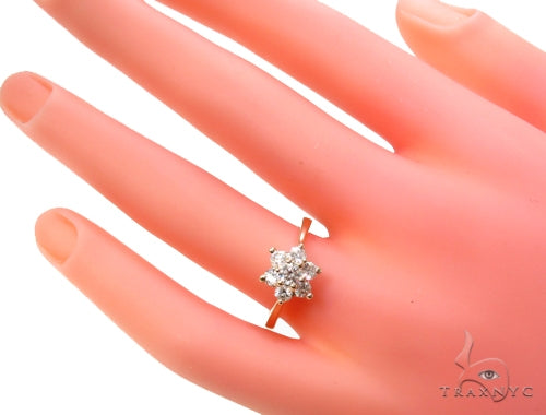 Ladies Diamond Flower Ring 35984 - Image 7