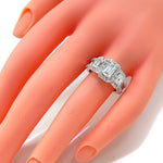Ladies White Gold Diamond Ring 21040 - Image 8