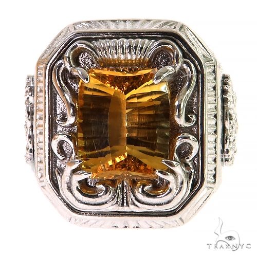 Leonardo Da Vinci Citrin Ring .925 Silver 69237 - Image 2