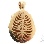 Small Lion Head Pendant with Ruby Eyes 64027 - Image 4