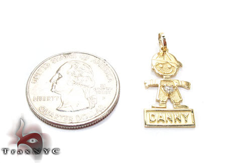 Little Boy Gold Pendant 28019 - Image 4