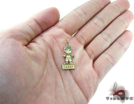 Little Boy Gold Pendant 28019 - Image 5