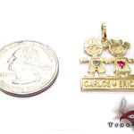 Little Kid Couple Gold Pendant 28021 - Image 4