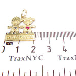 Little Kid Couple Gold Pendant 28021 - Image 7