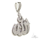 Medium Diamond Allah Pendant 67362 - Image 2