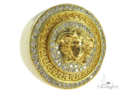 Heavy Medusa Diamond Ring 57055 - Image 1