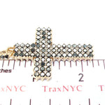 Mens Black Diamond Cross Crucifix 21881 - Image 5