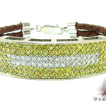 Mens Two Color Diamond Bracelet 21022 - Image 1
