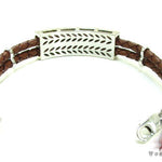 Mens Two Color Diamond Bracelet 21022 - Image 6