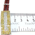 Mens Two Color Diamond Bracelet 21022 - Image 7