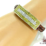 Mens Two Color Diamond Bracelet 21022 - Image 9