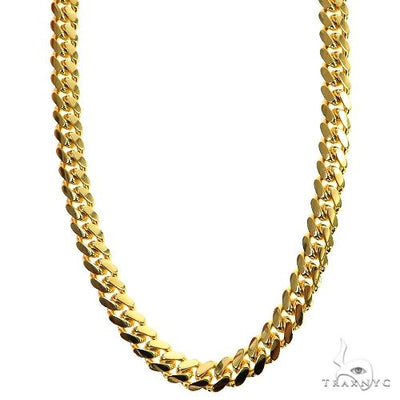 Miami Cuban Chain 14k Yellow Gold 28 Inches 6mm  69896 - Image 1