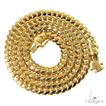 Miami Cuban Chain 14k Yellow Gold 28 Inches 6mm  69896 - Image 3