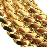 Miami Cuban Chain 14k Yellow Gold 28 Inches 6mm  69896 - Image 4