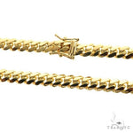 Miami Cuban Chain 14k Yellow Gold 28 Inches 6mm  69896 - Image 5