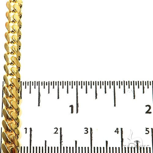 Miami Cuban Chain 14k Yellow Gold 28 Inches 6mm  69896 - Image 7
