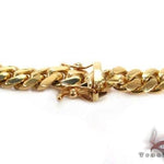 Miami Cuban Chain 14k Yellow Gold 24 Inches 8.25mm   66989 - Image 3